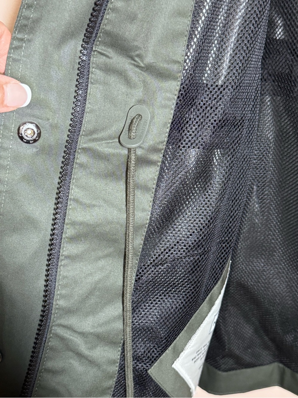 Hunter Women's Hooded Coat in Olive - Picture 12 of 15